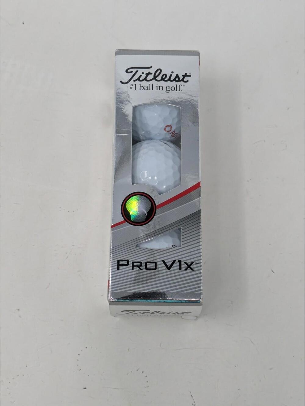 Titleist Pro V1x Golf Balls - 1 Sleeve - 3 Balls